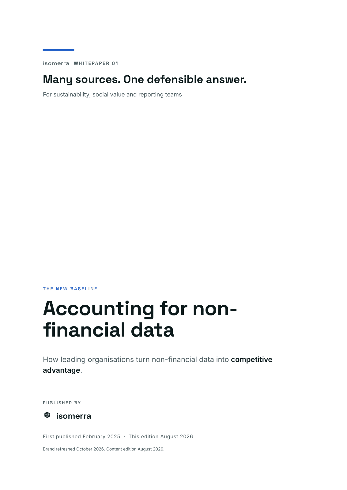 Accounting for non-financial data whitepaper cover